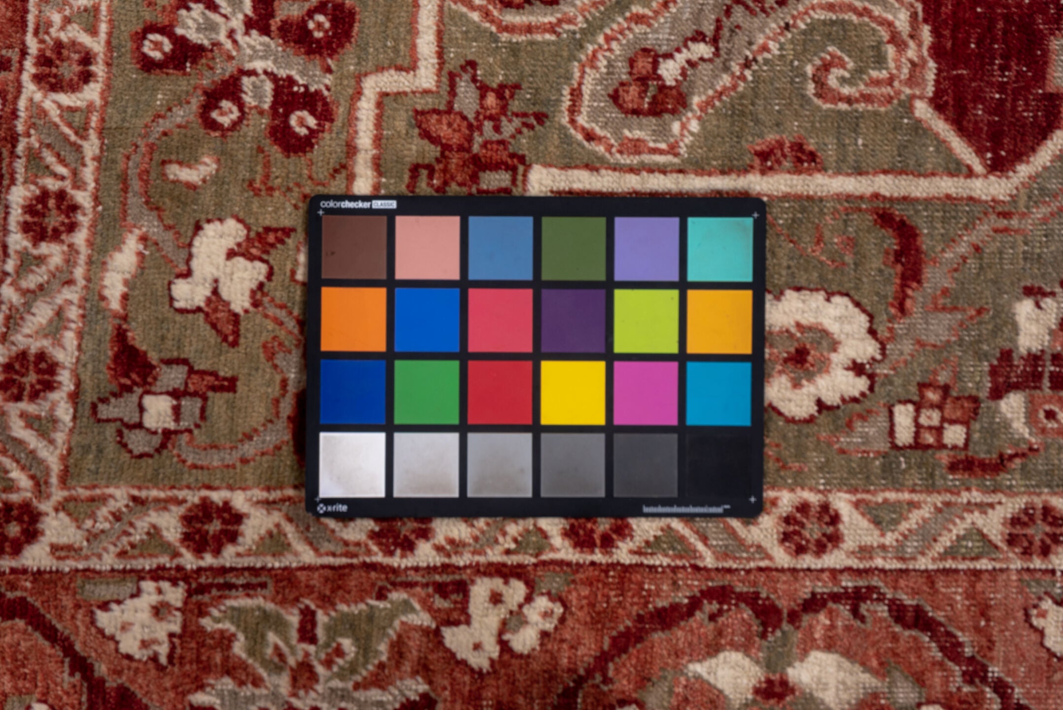 6' x 11' one-of-a-kind handmade vintage Oushak large size rug. Color palette: brown, gray, light gray, off-white, pink, red