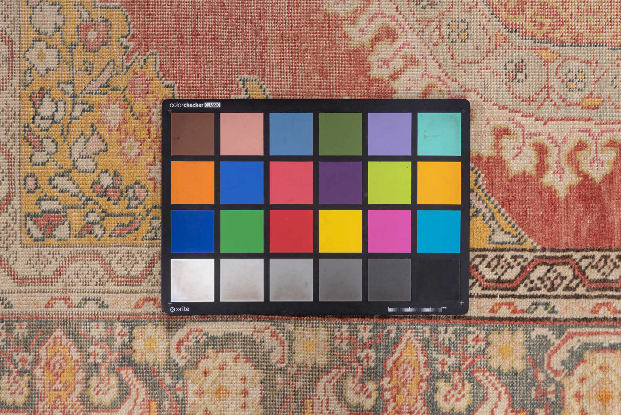 3' x 5' one-of-a-kind handmade vintage Oushak small size rug. Color palette: brown, gray, off-white, orange