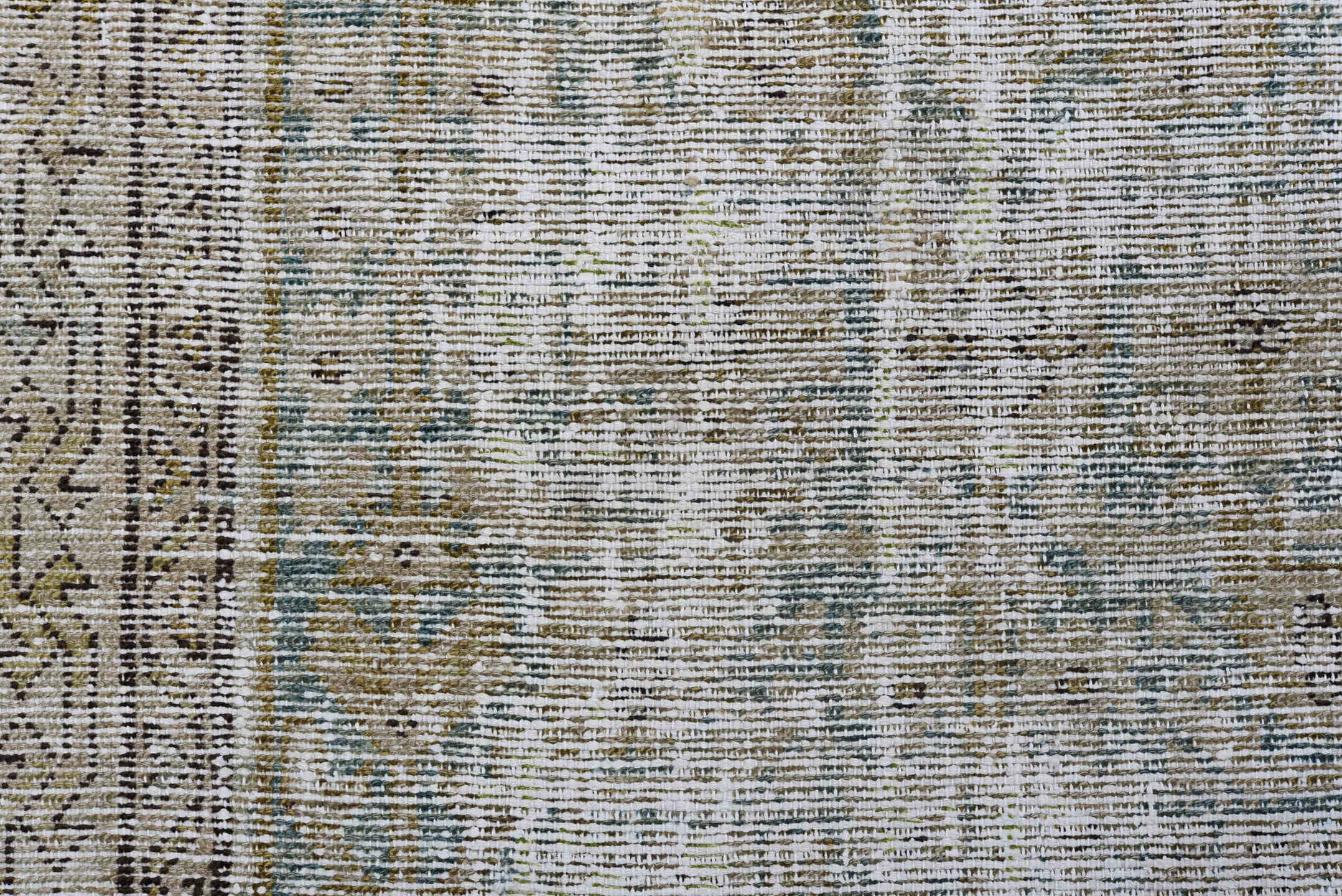3' x 9' one-of-a-kind handmade vintage Malayer runner rug. Color palette: taupe, ivory, gray, slate, beige