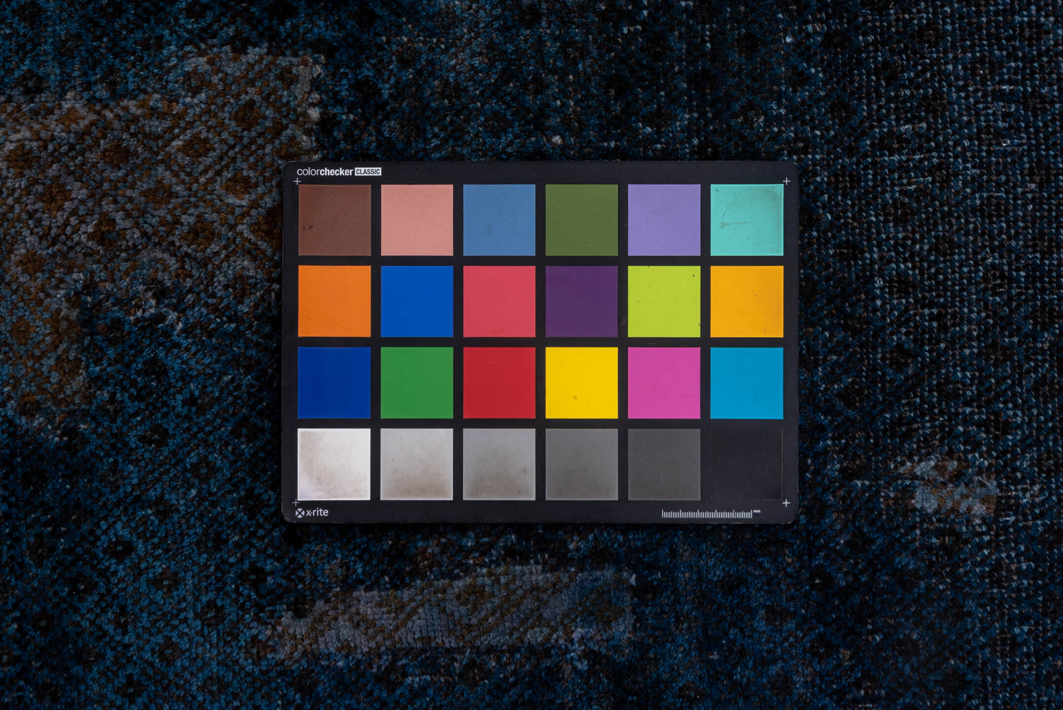 5' x 9' one-of-a-kind handmade vintage Oushak medium size rug. Color palette: black, blue, charcoal, fiord, gray, light blue