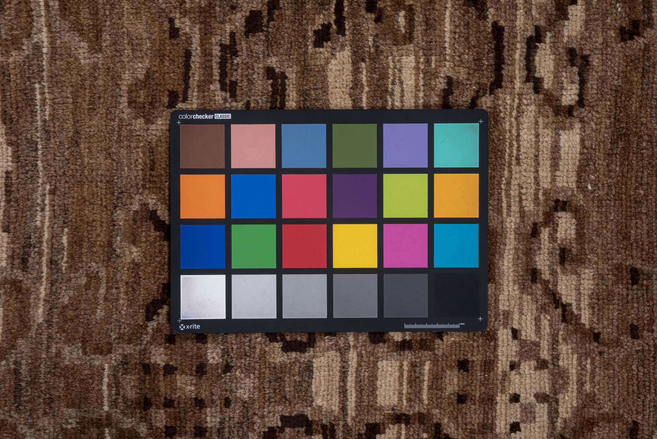 7' x 9' one-of-a-kind handmade vintage Oushak rug. Color palette: brown, gray, light gray, off-white, pink, redwood, silver