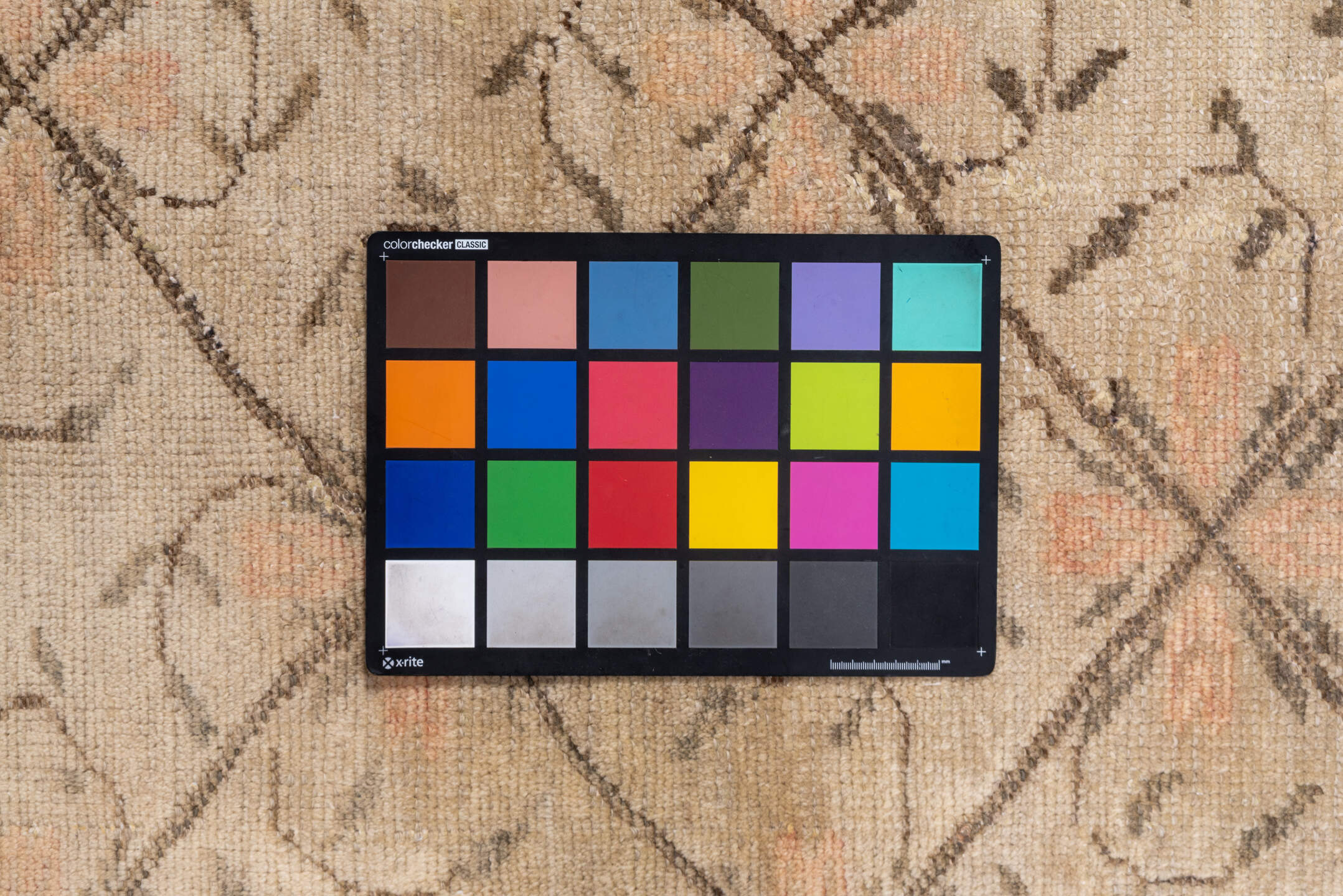 5' x 9' one-of-a-kind handmade vintage Oushak medium size rug. Color palette: brown, gray, off-white, orange, pink, snow