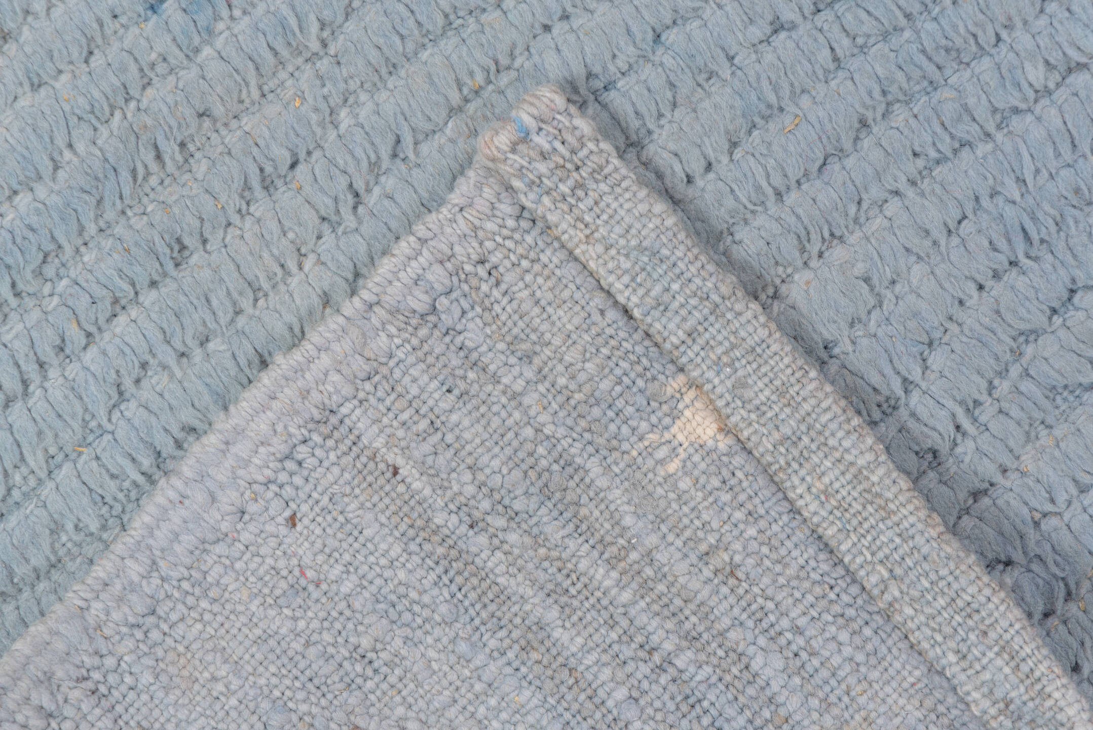 5' x 7' one-of-a-kind handmade antique Konya rug. Color palette: ivory, pale blue, cream, taupe, light blue, beige, gray