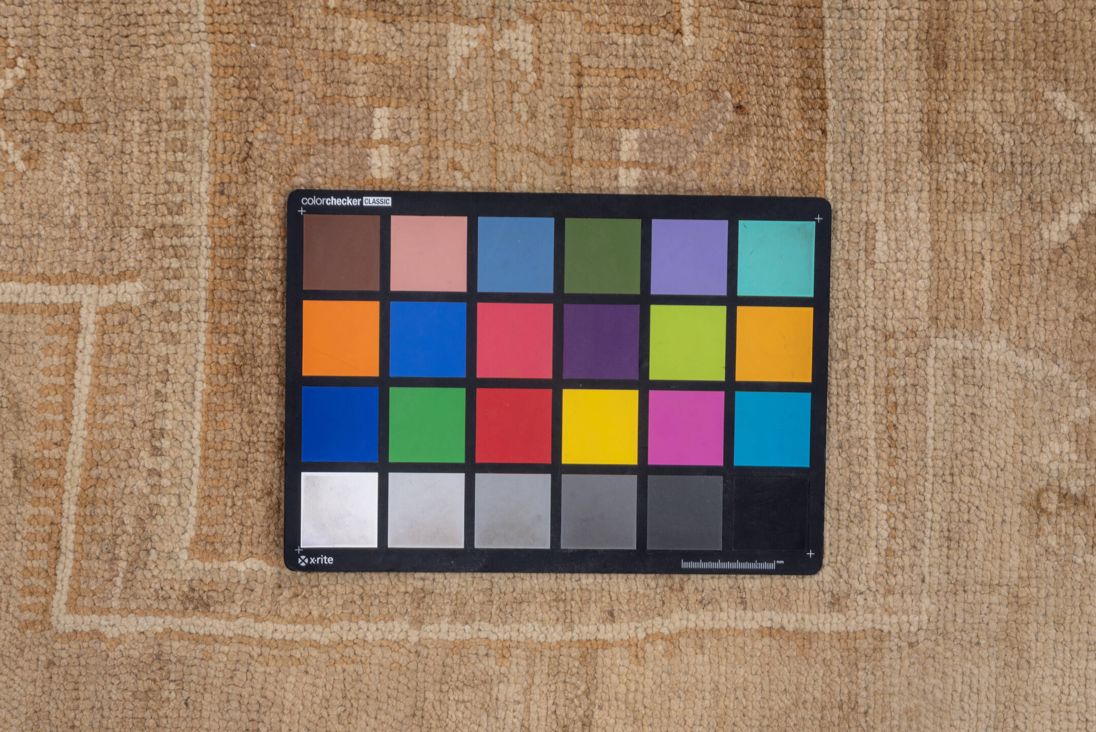 6' x 14' one-of-a-kind handmade vintage Oushak large size rug. Color palette: brown, off-white, orange, pink, tan