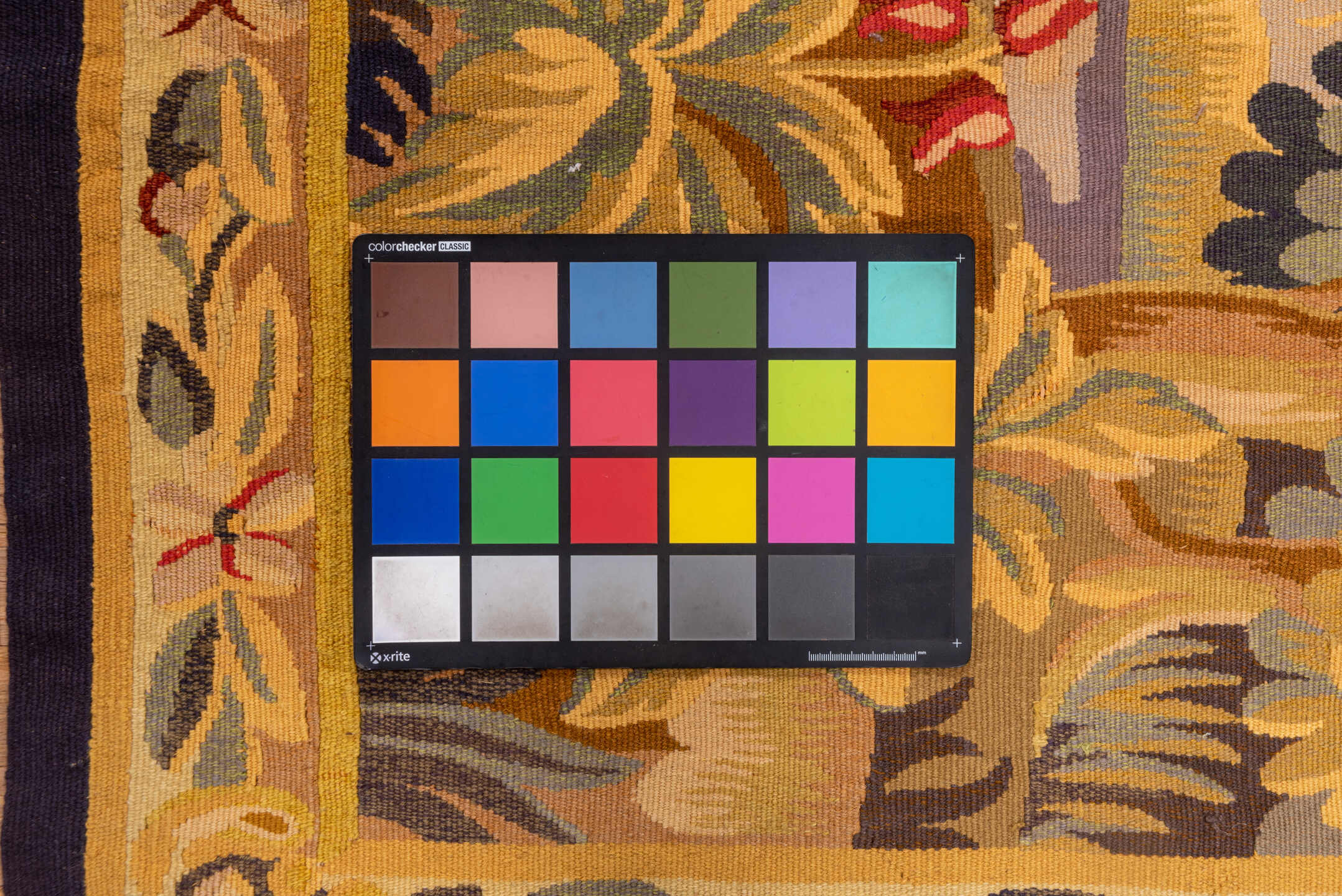 4' x 5' one-of-a-kind handmade vintage Tapestry small size rug. Color palette: brown, burlywood, gray, orange, red