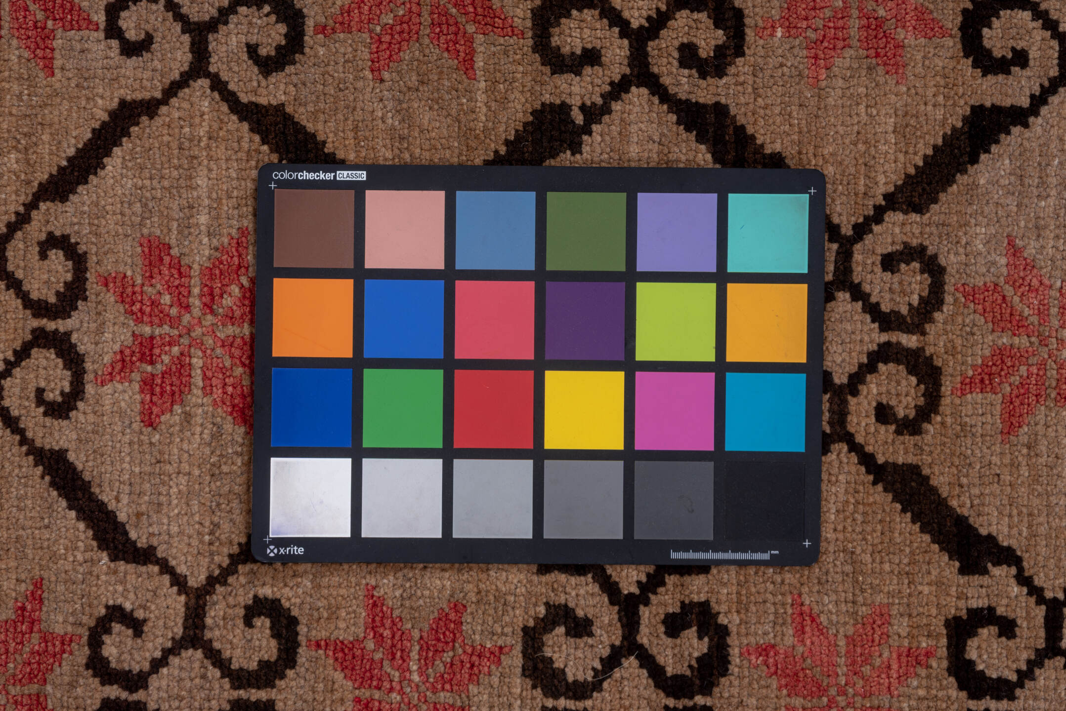 6' x 9' one-of-a-kind handmade vintage Kars medium size rug. Color palette: brown, pink