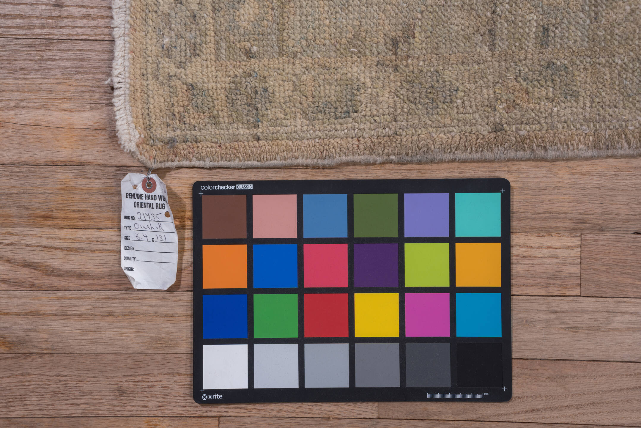 8' x 13' one-of-a-kind handmade vintage Oushak large size rug. Color palette: brown, gray, light gray, off-white