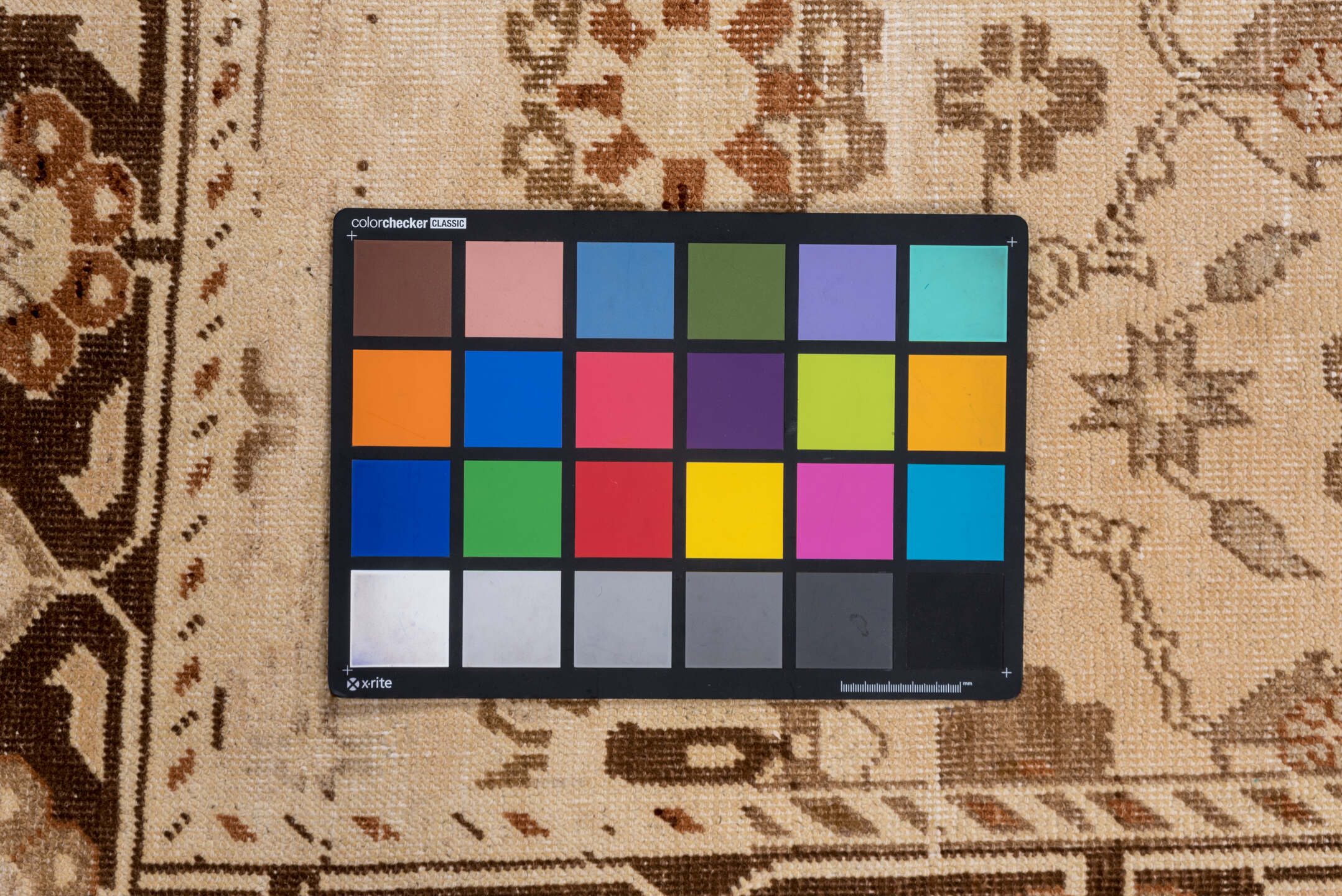 4' x 9' one-of-a-kind handmade vintage Oushak rug. Color palette: brown, gray, light gray, off-white, silver, tan