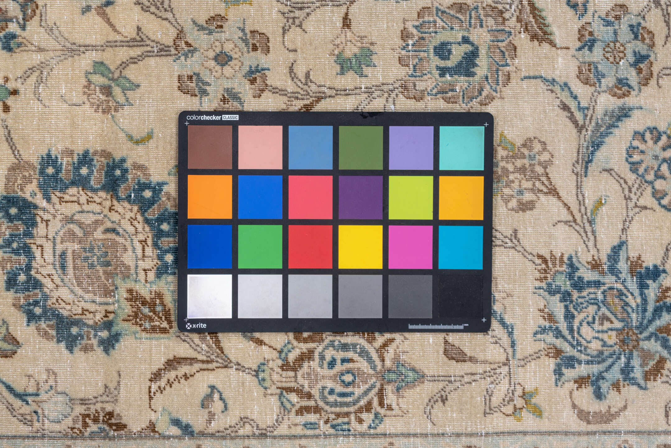 9' x 13' one-of-a-kind handmade vintage Kashan large size rug. Color palette: ivory, taupe, sky_blue, brown, beige, slate