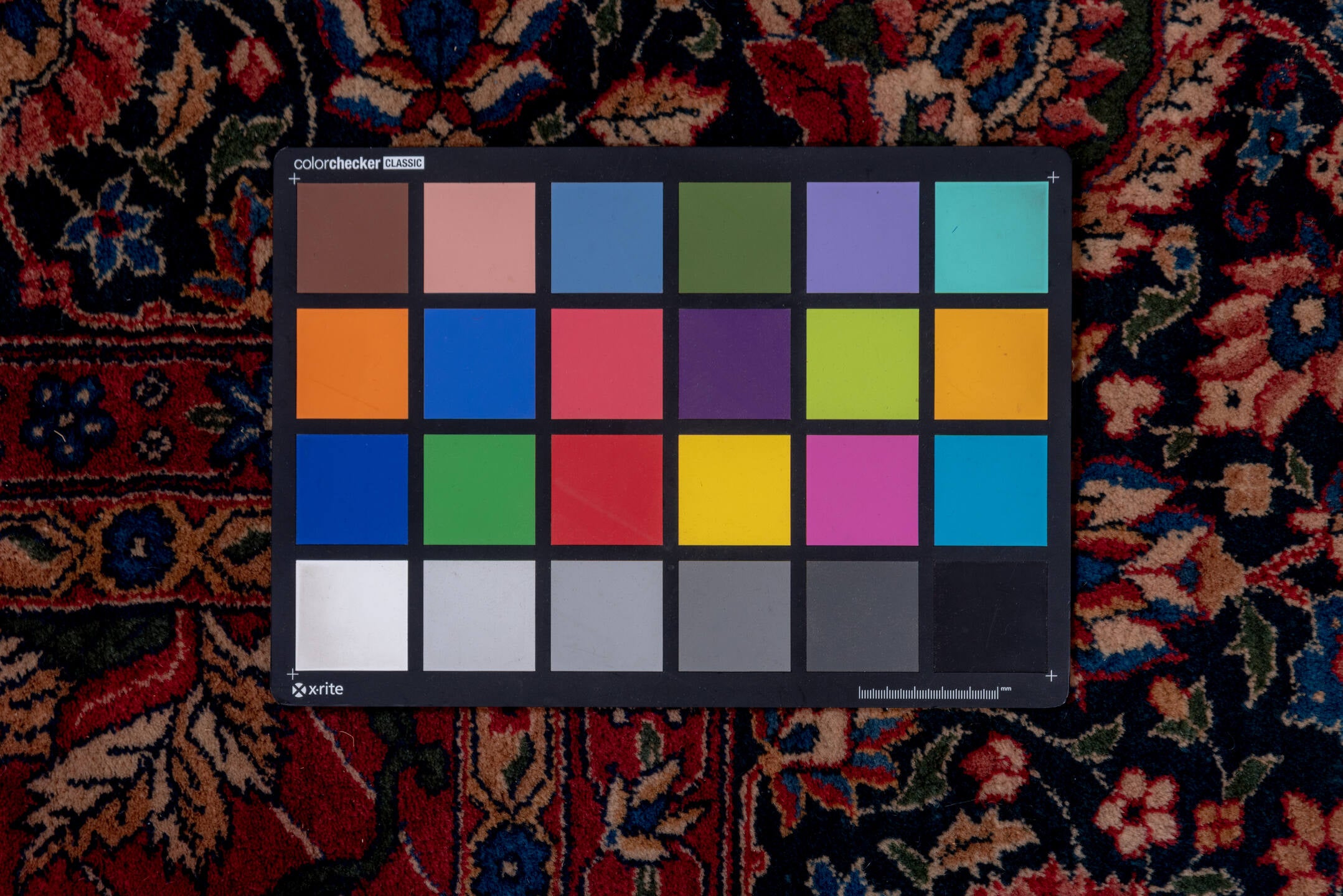 10' x 14' one-of-a-kind handmade vintage Lahor large size rug. Color palette: blue, brown, fiord, gray, pink, red