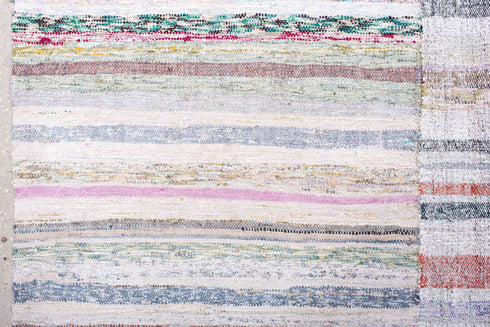 Antique Rag Rug Area Rug (8' x 12')