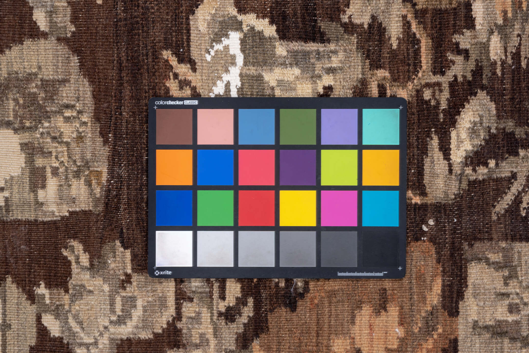 7' x 12' one-of-a-kind handmade antique Kilim large size rug. Color palette: brown, taupe, gray, ivory, rose, camel, beige