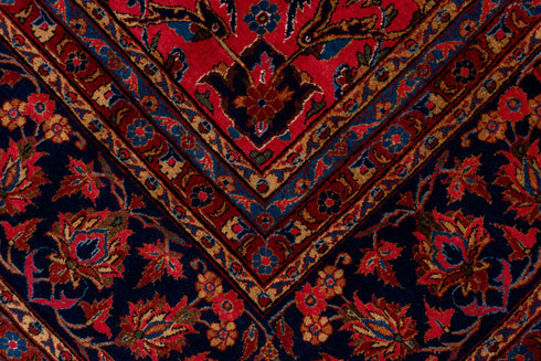 Antique Kashan Area Rug (8' x 12')