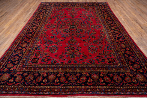 Antique Kashan Area Rug (8' x 12')