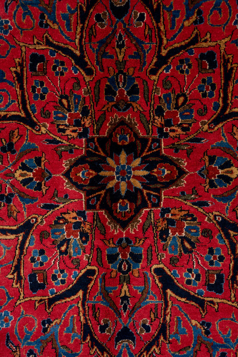 Antique Kashan Area Rug (8' x 12')