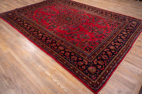 Antique Kashan Area Rug (8' x 12')