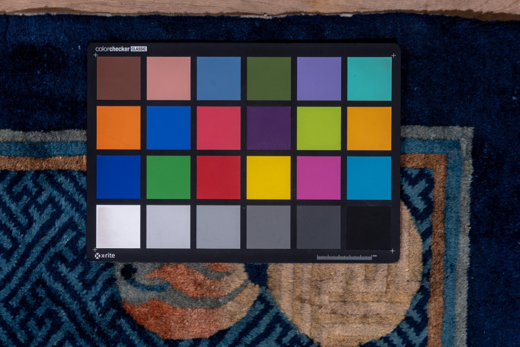 12' x 20' one-of-a-kind handmade vintage Chinese oversize rug. Color palette: blue, brown, burlywood, gray, light gray