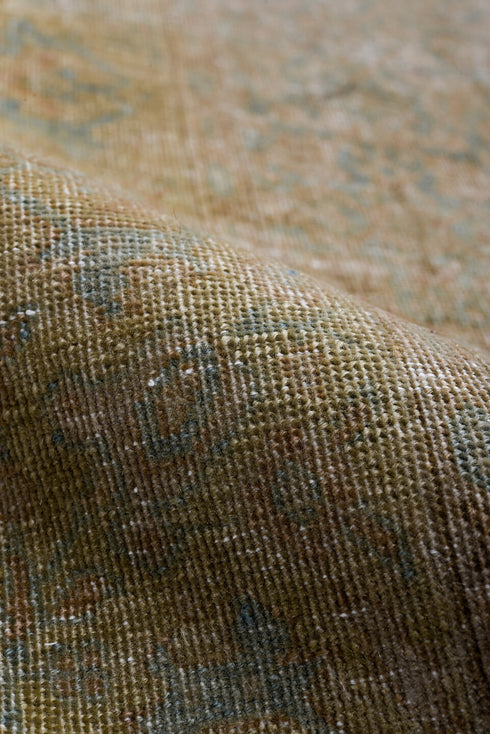 Antique Tabriz Runner Rug (2' x 15')