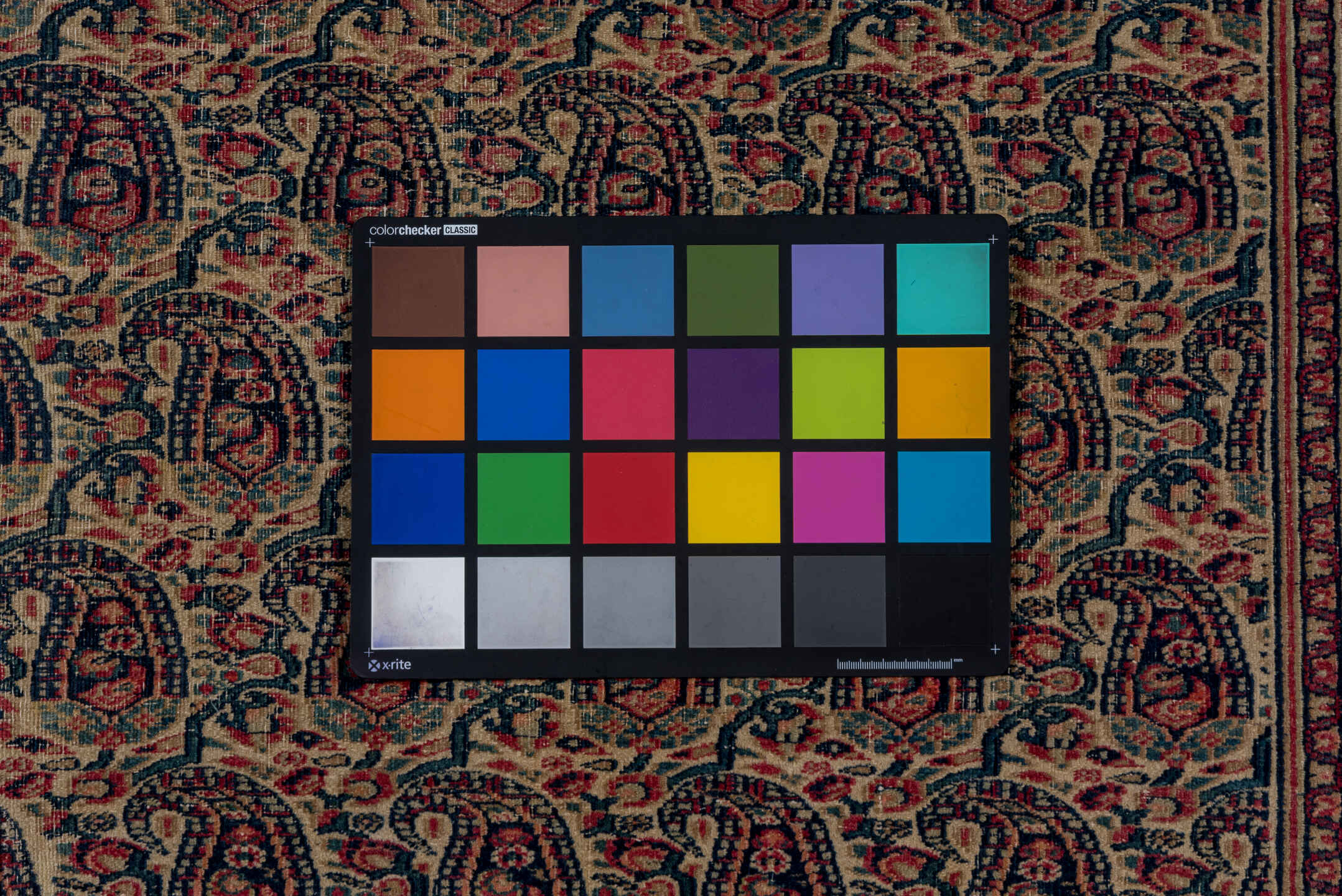 5' x 6' one-of-a-kind handmade vintage Khorassan rug. Color palette: black, blue, brown, charcoal, dark gray, dim gray, gray