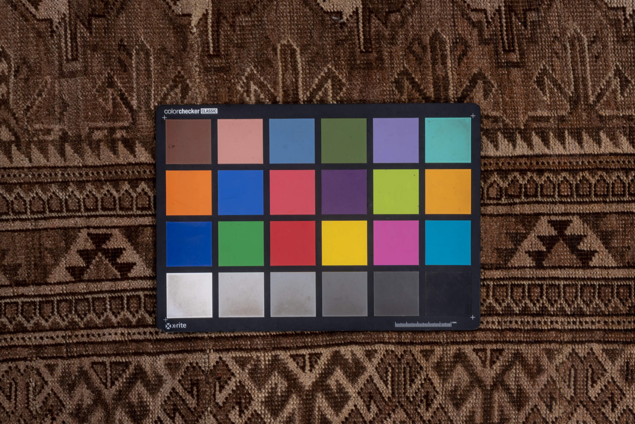 8' x 12' one-of-a-kind handmade vintage Afghan large size rug. Color palette: brown, gray