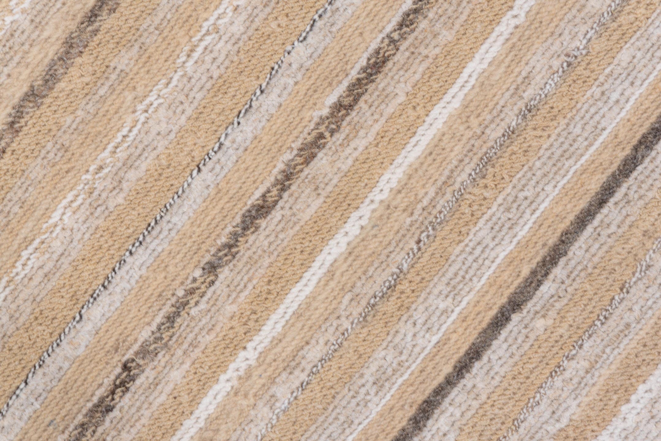 9' x 11' one-of-a-kind handmade vintage Oushak large size rug. Color palette: beige, ivory, taupe, camel, gray