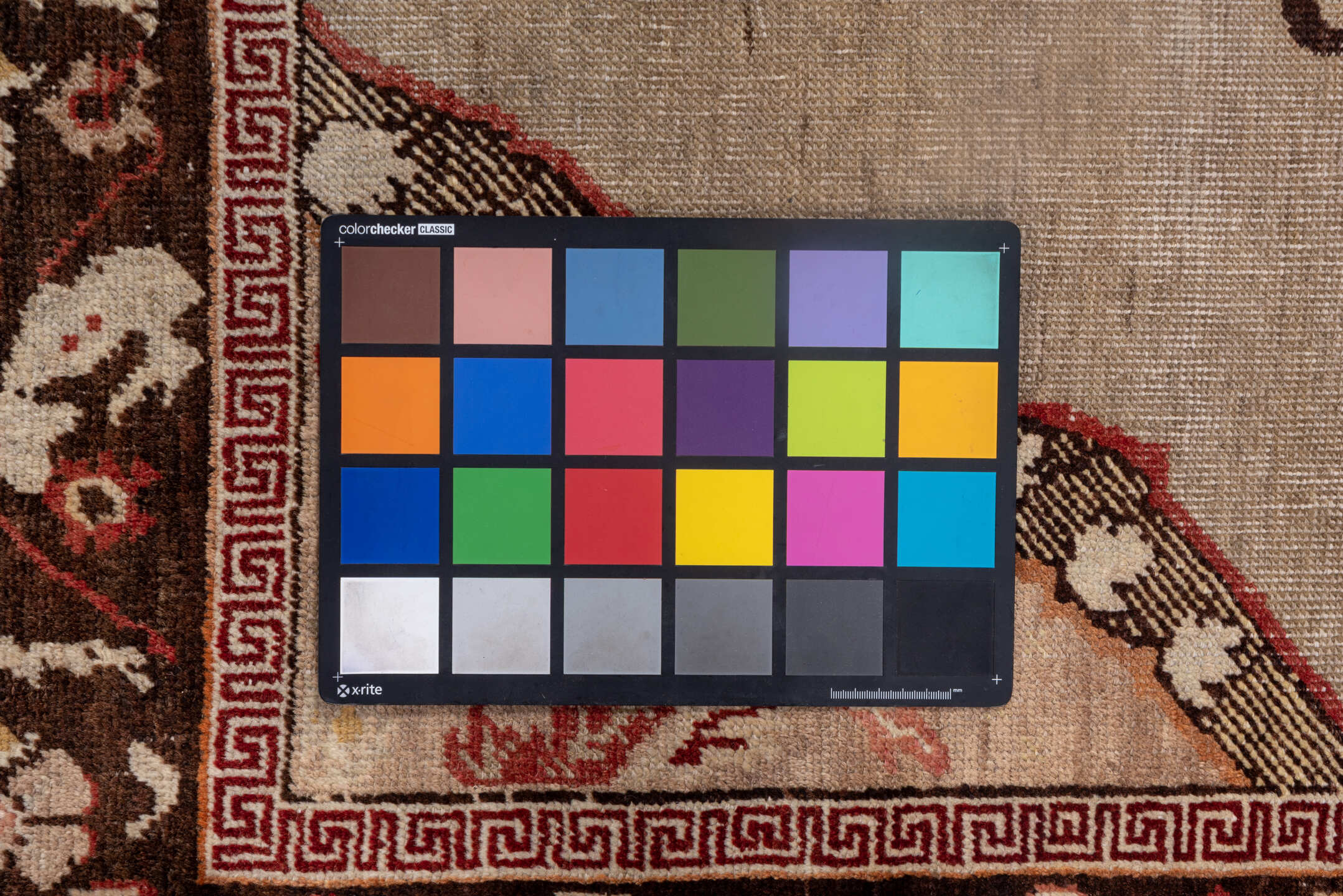 4' x 6' one-of-a-kind handmade vintage Oushak small size rug. Color palette: brown, gray, light gray, off-white, orange