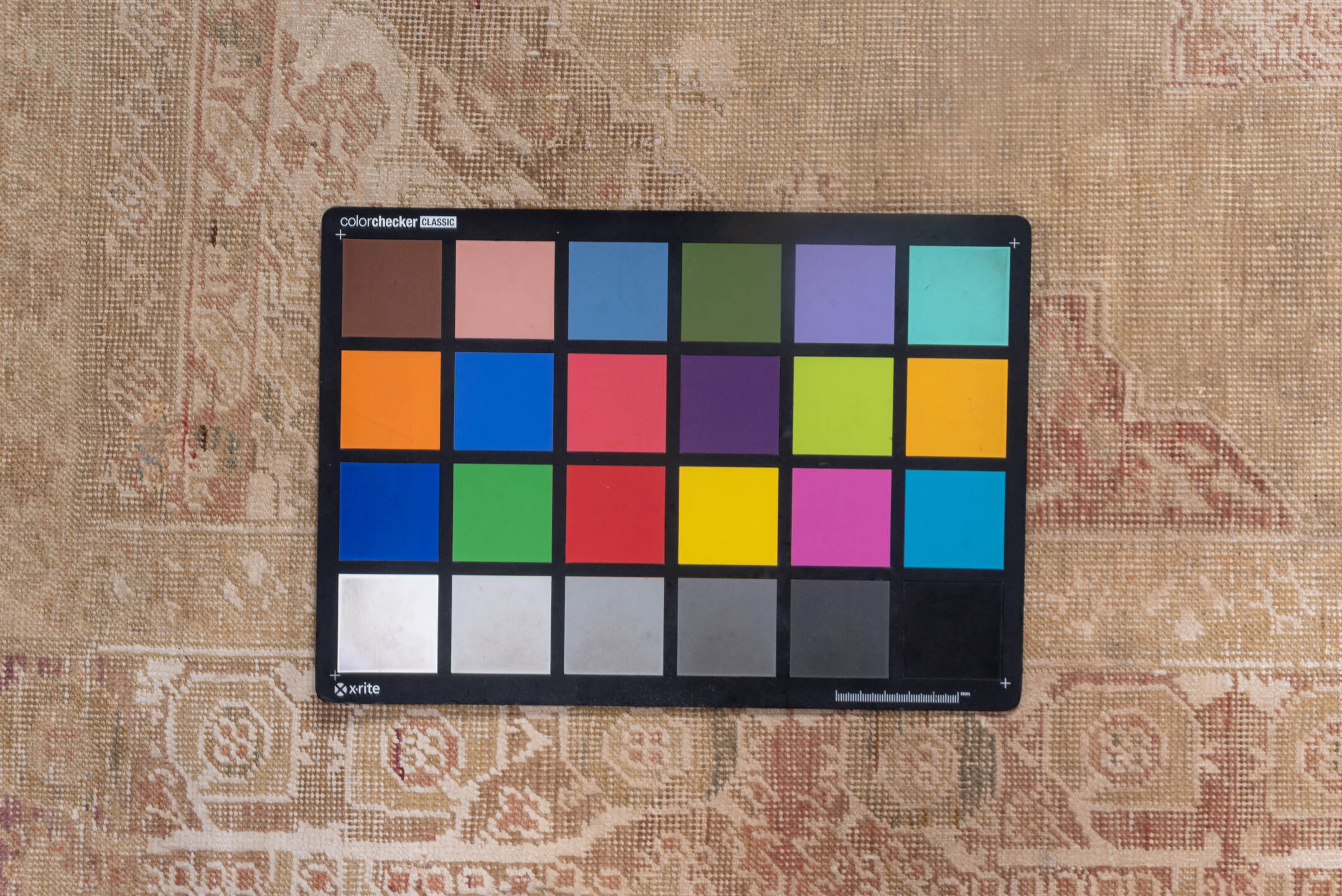 4' x 5' one-of-a-kind handmade vintage Kaisary small size rug. Color palette: brown, gray, light gray, off-white, pink, snow