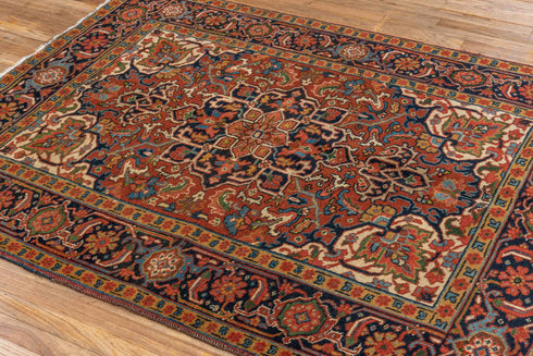 Vintage Heriz Area Rug (4' x 6')