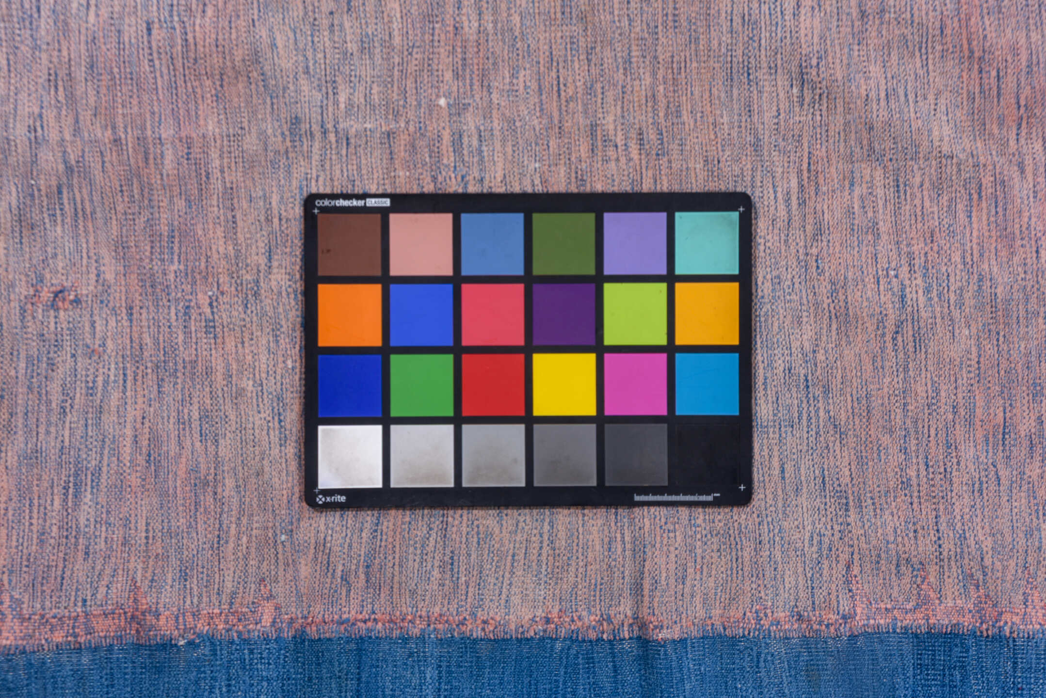 12' x 19' one-of-a-kind handmade vintage Dhurrie oversize rug. Color palette: blush, blue, powder blue, rose, pink