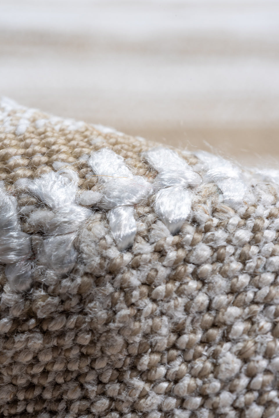 11' x 12' one-of-a-kind handmade antique Flatweave oversize rug. Color palette: ivory, beige, taupe, light brown, cream