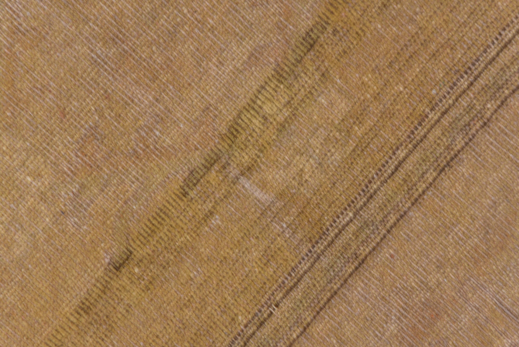 6' x 7' one-of-a-kind handmade vintage Oushak rug. Color palette: taupe, beige, camel, ivory, brown, gray