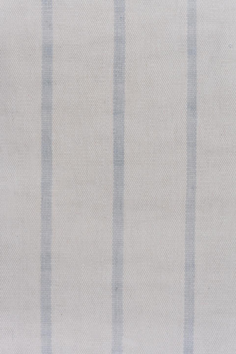 9' x 17' one-of-a-kind handmade antique Dhurrie rug. Color palette: pale blue, ivory, sky blue, light blue