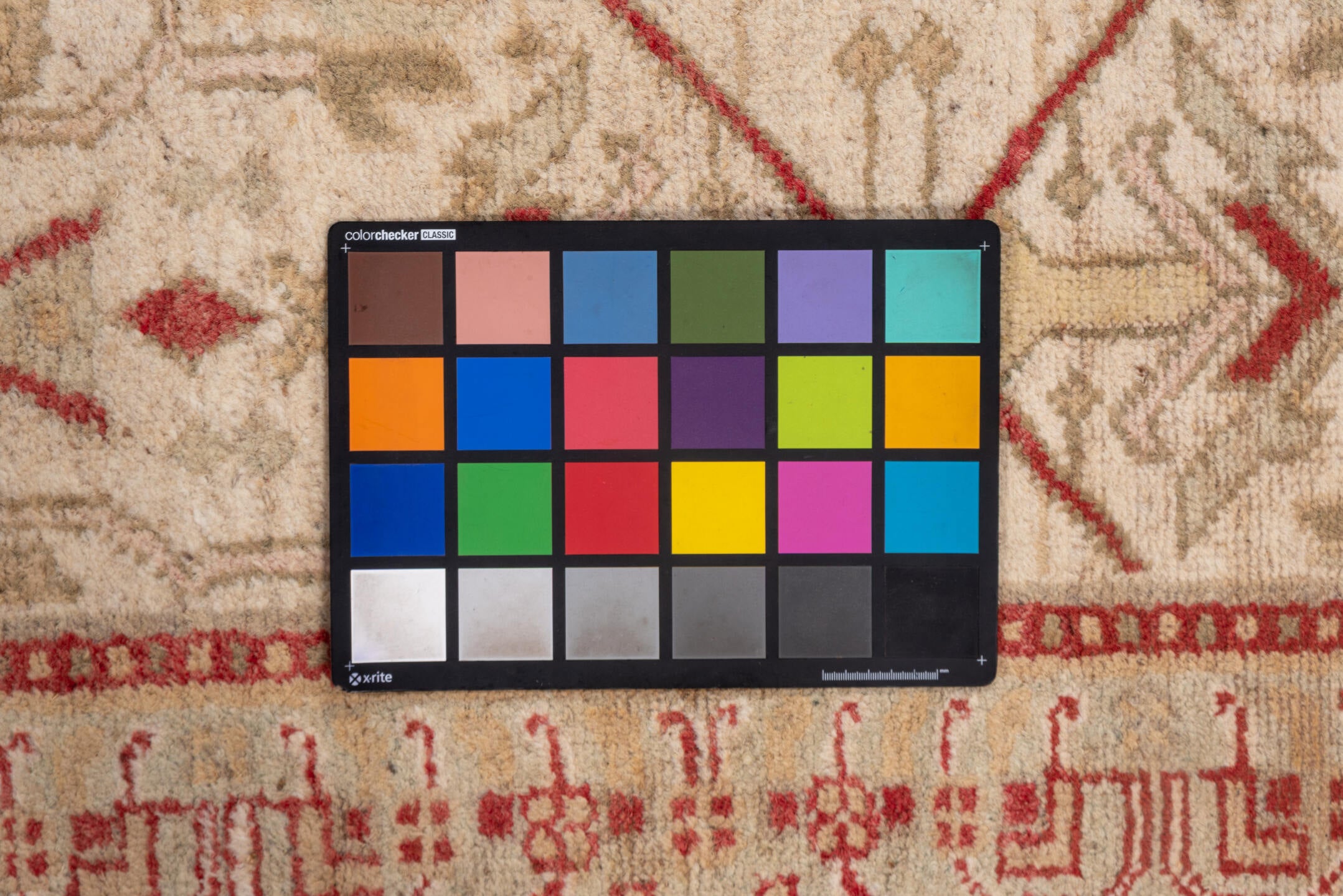 8' x 11' one-of-a-kind handmade vintage Oushak large size rug. Color palette: brown, gray, off-white, orange, pink, red, tan