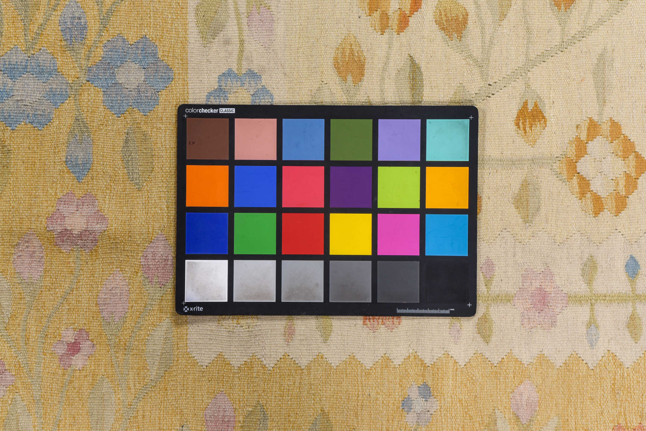 4' x 7' one-of-a-kind handmade vintage Besserabian rug. Color palette: brown, dark gray, gainsboro, gray, light gray