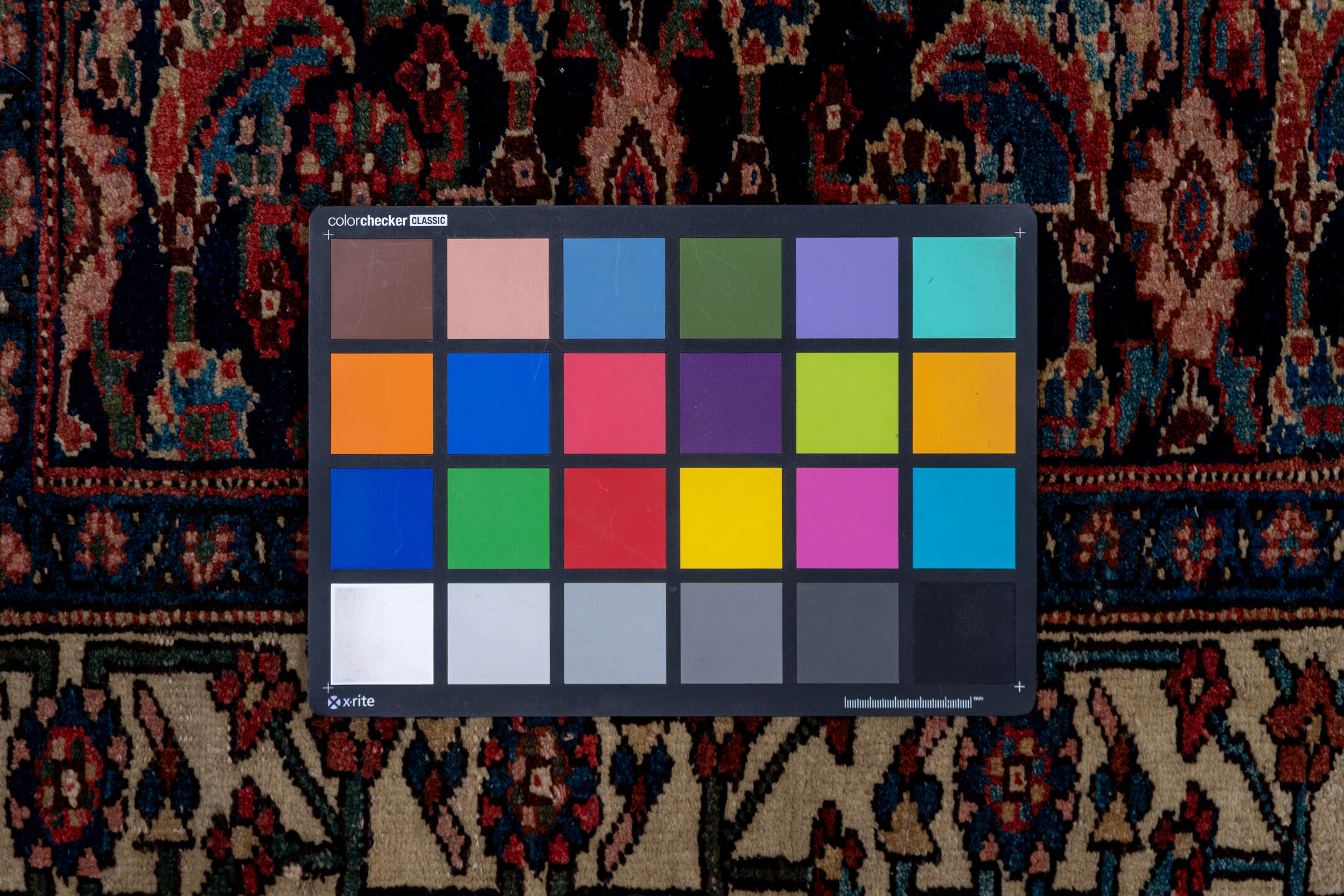 3' x 18' one-of-a-kind handmade vintage Bidjar runner rug. Color palette: black, blue, brown, charcoal, gray, off-white