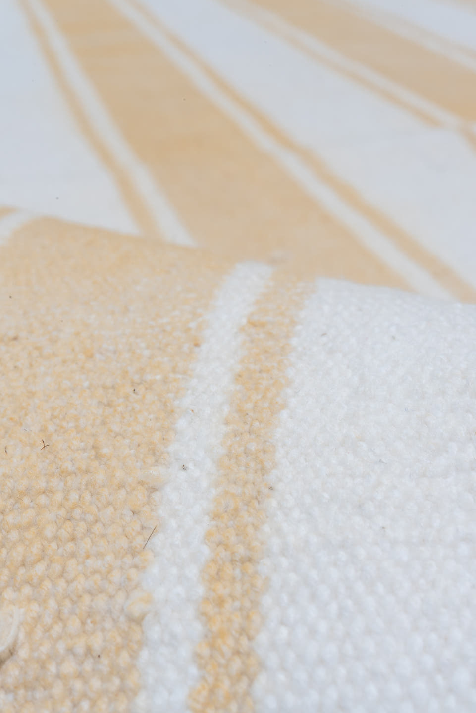 2' x 19' one-of-a-kind handmade antique Flatweave runner rug. Color palette: ivory, cream, camel, beige