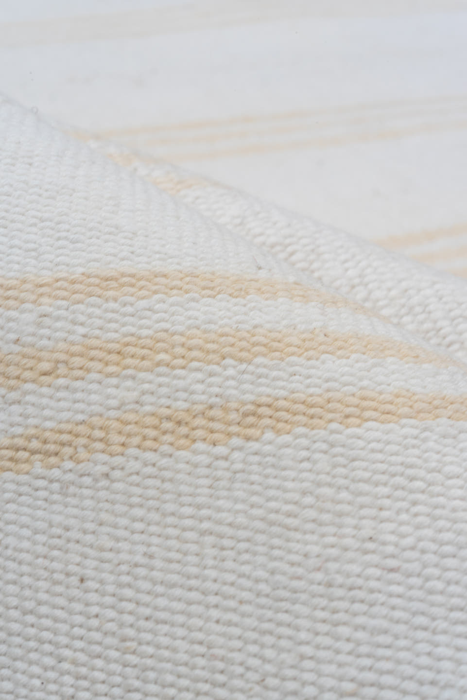 6' x 8' one-of-a-kind handmade antique Flatweave medium size rug. Color palette: ivory, beige
