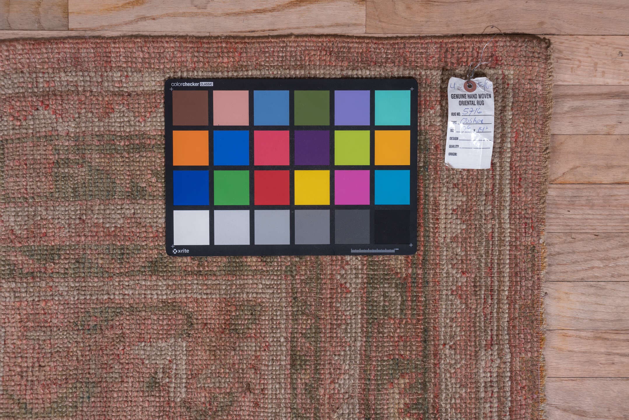 3' x 14' one-of-a-kind handmade vintage Tulu runner rug. Color palette: rose, taupe, dusty pink, camel, ivory, sage, brown