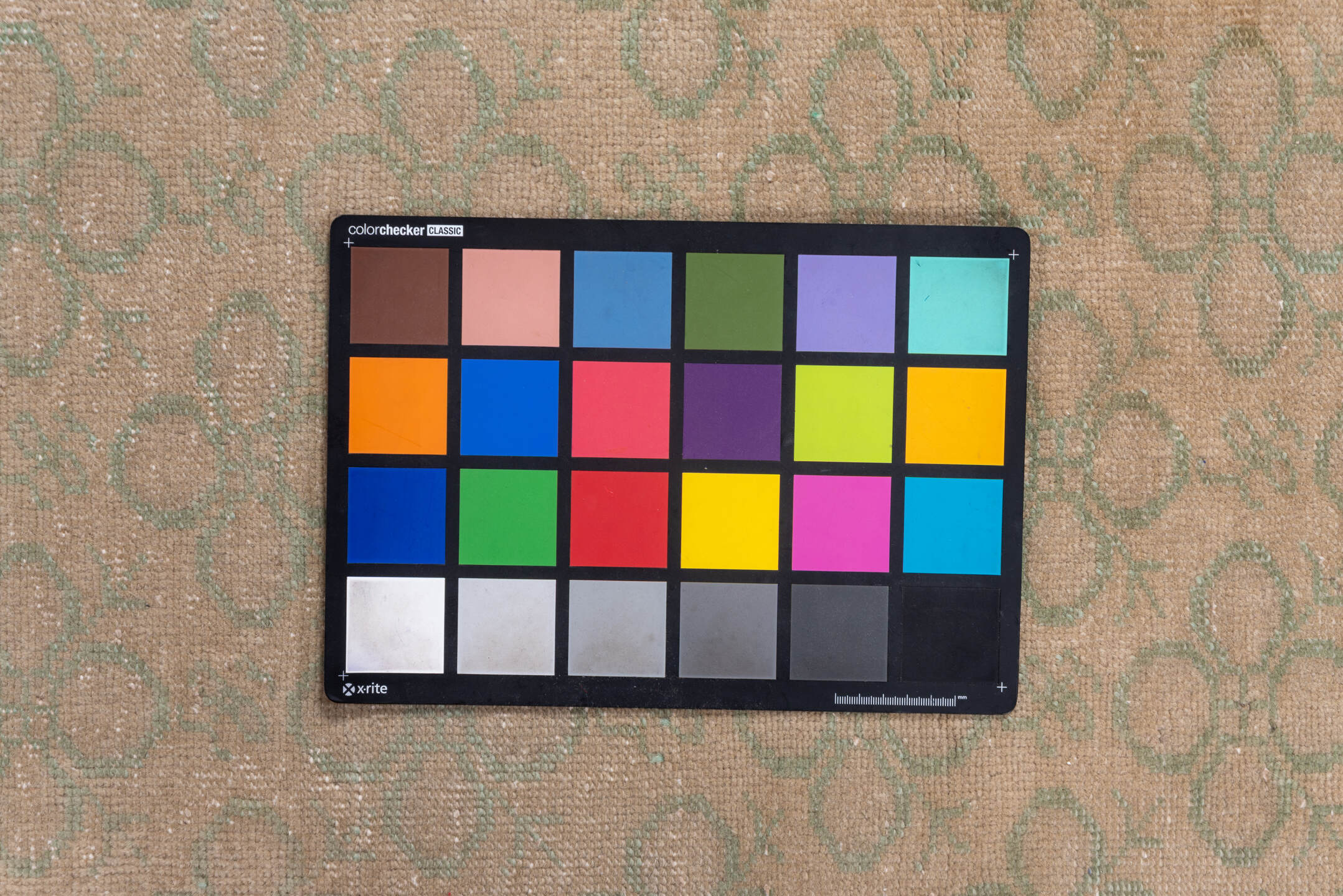 6' x 9' one-of-a-kind handmade vintage Oushak medium size rug. Color palette: brown, gainsboro, gray, light gray, off-white