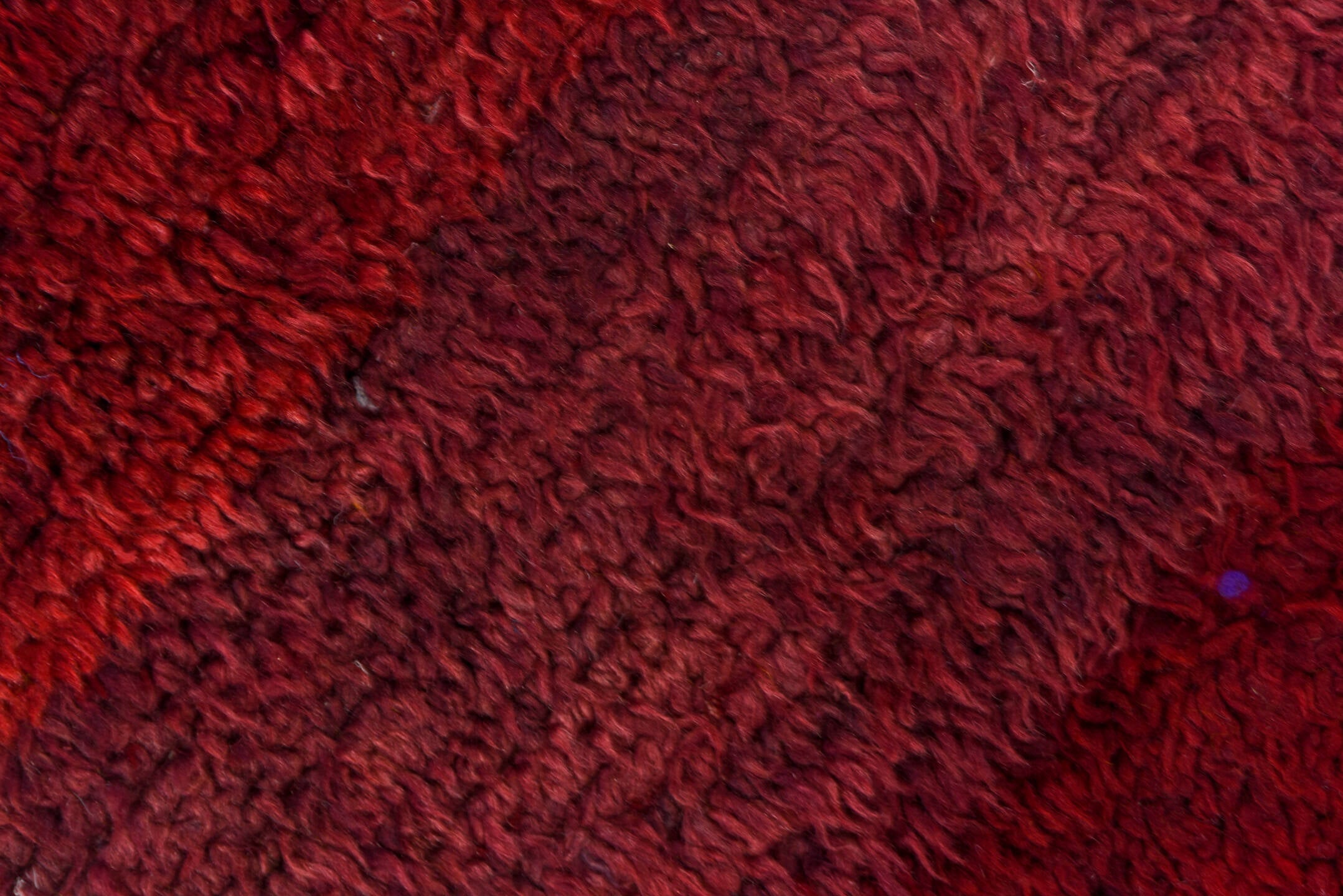 6' x 7' one-of-a-kind handmade vintage Moroccan rug. Color palette: burgundy, crimson, rose, mahogany, wine, red, pink