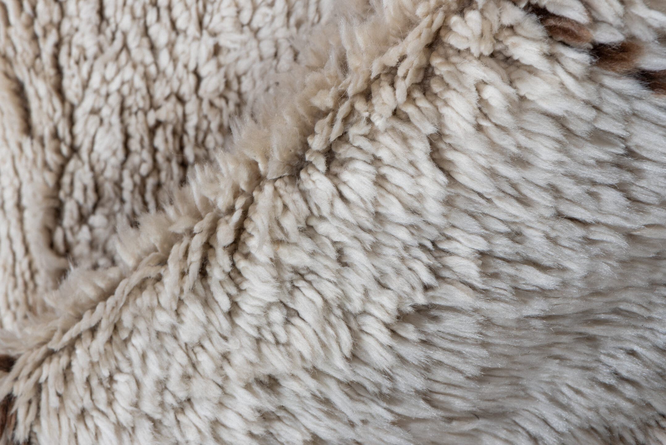 2' x 13' one-of-a-kind handmade vintage Moroccan runner rug. Color palette: ivory, taupe, cream, beige, gray