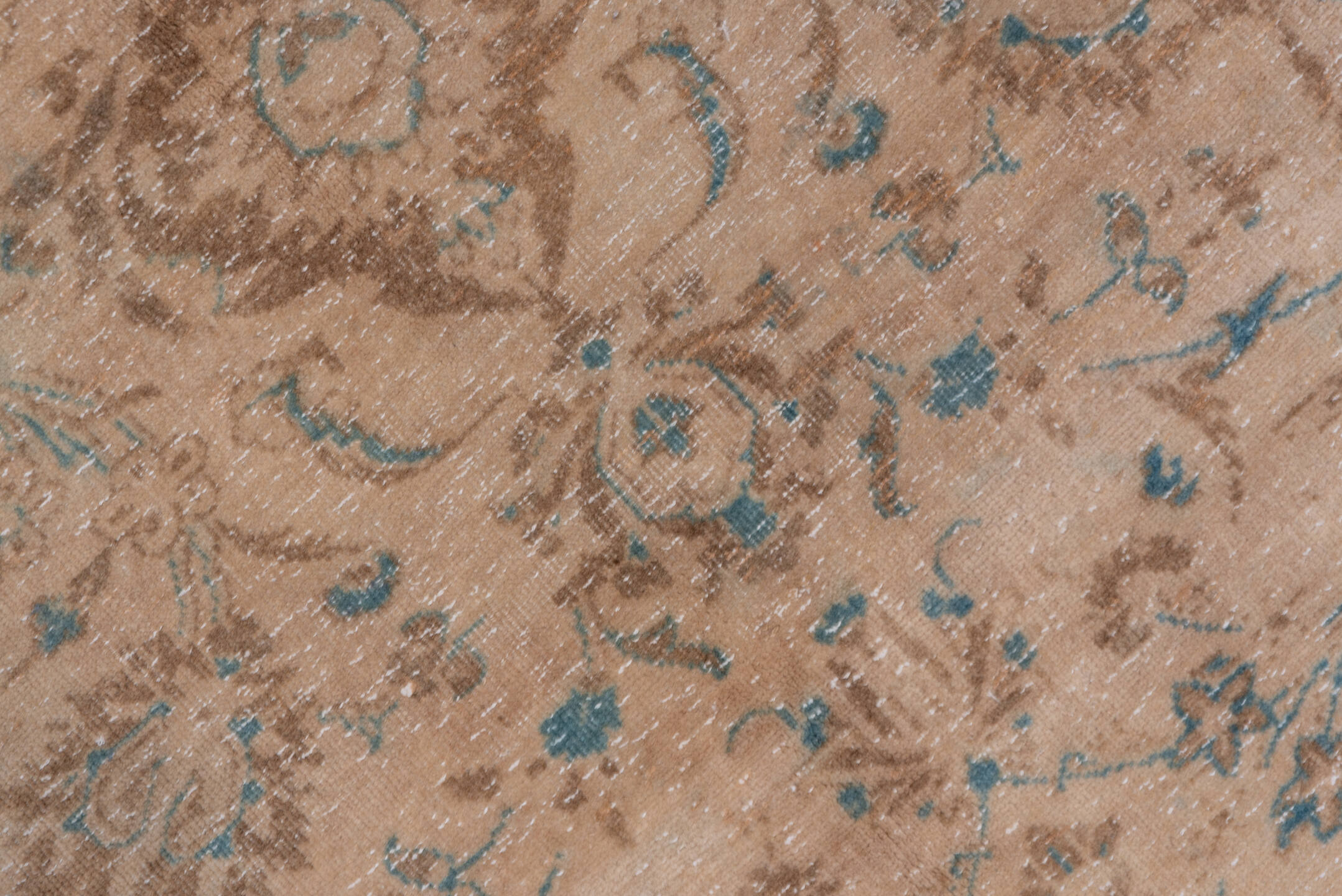 9' x 12' one-of-a-kind handmade vintage Tabriz large size rug. Color palette: brown, dark gray, gray, light gray