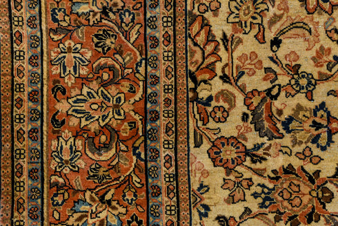 Antique Sarouk Area Rug (8' x 11')