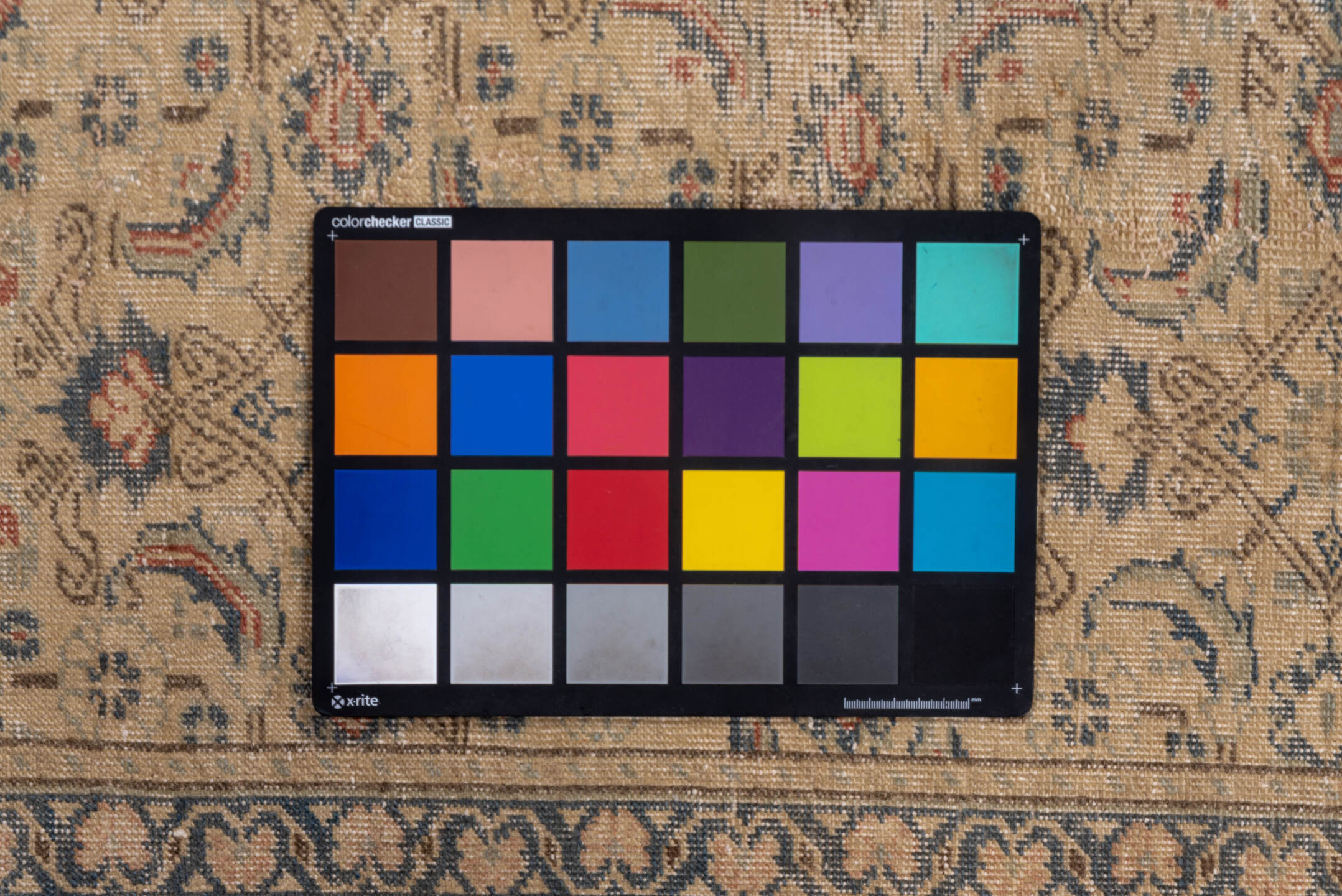 7' x 12' one-of-a-kind handmade vintage Kaisary large size rug. Color palette: black, dim gray, gainsboro, gray, light gray