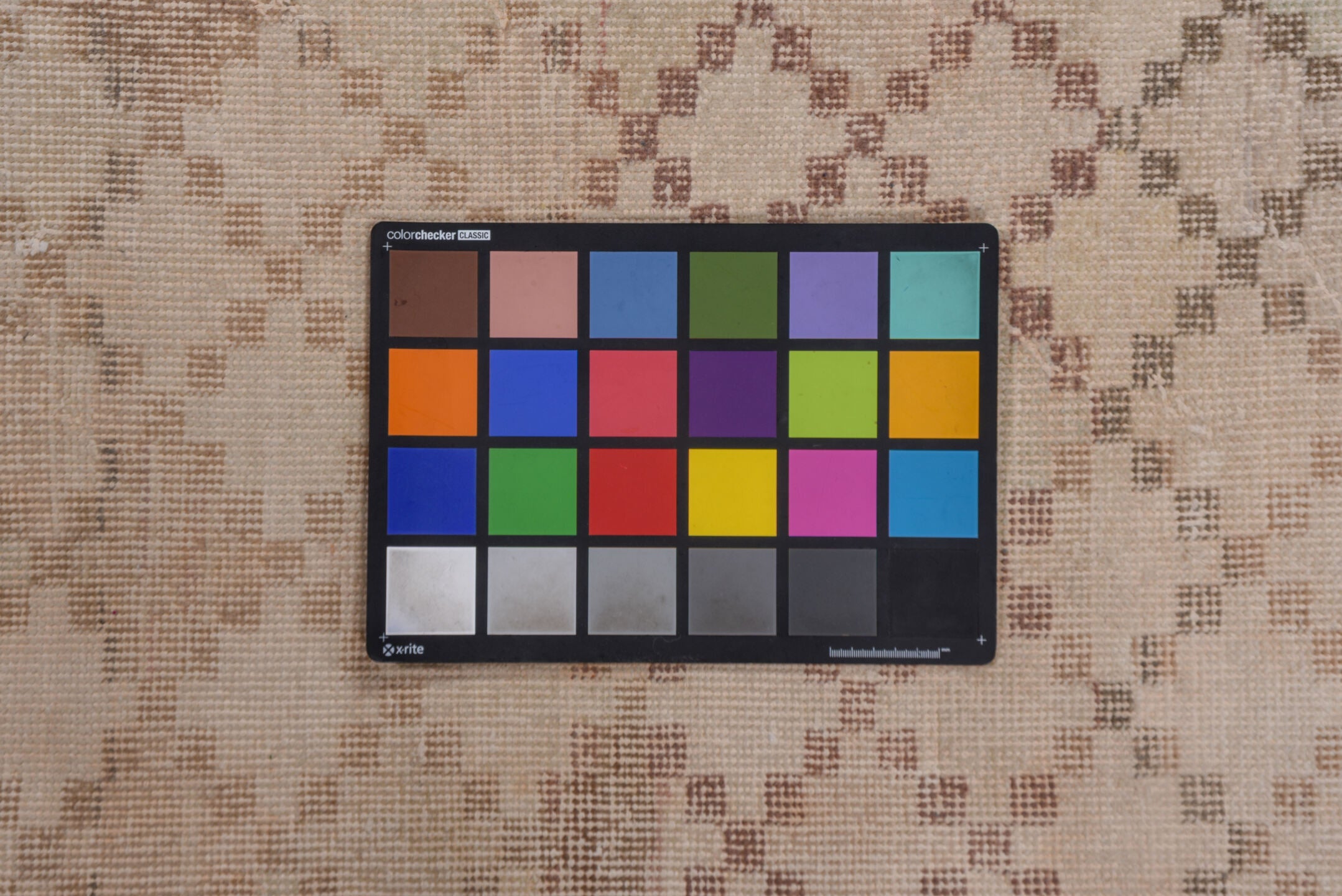 6' x 10' one-of-a-kind handmade vintage Oushak large size rug. Color palette: brown, gray, light gray, off-white, pink