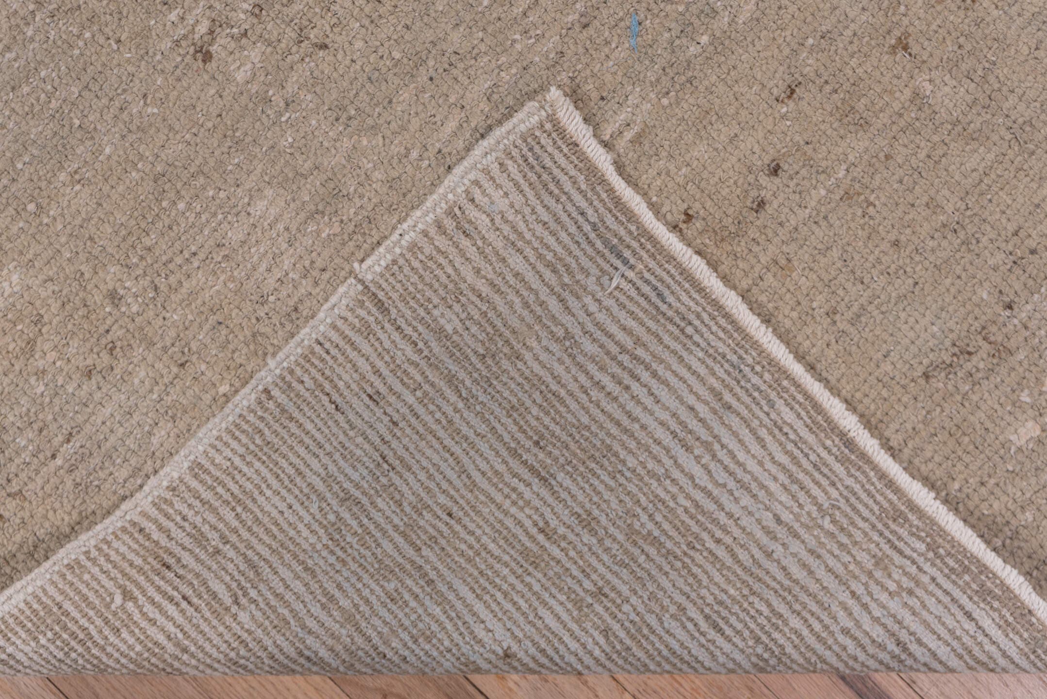 2' x 11' one-of-a-kind handmade vintage Oushak runner rug. Color palette: taupe, greige, stone, charcoal, ivory, beige, gray