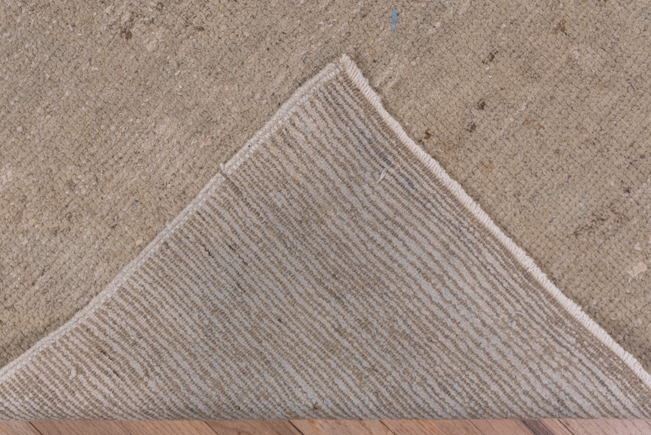 2' x 11' one-of-a-kind handmade vintage Oushak runner rug. Color palette: taupe, greige, stone, charcoal, ivory, beige, gray