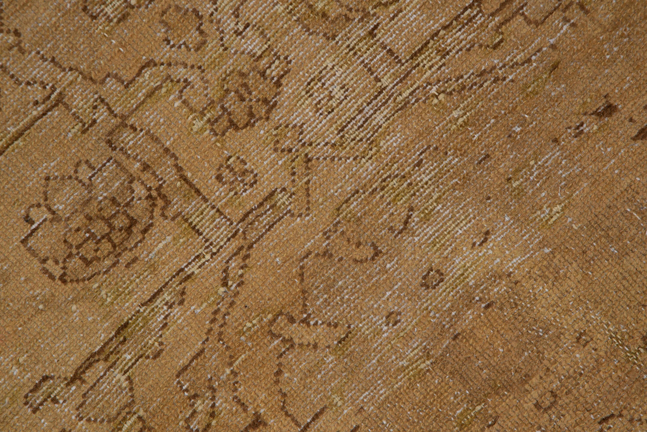 2' x 6' one-of-a-kind handmade vintage Malayer runner rug. Color palette: brown, gray, light gray, off-white, silver, snow