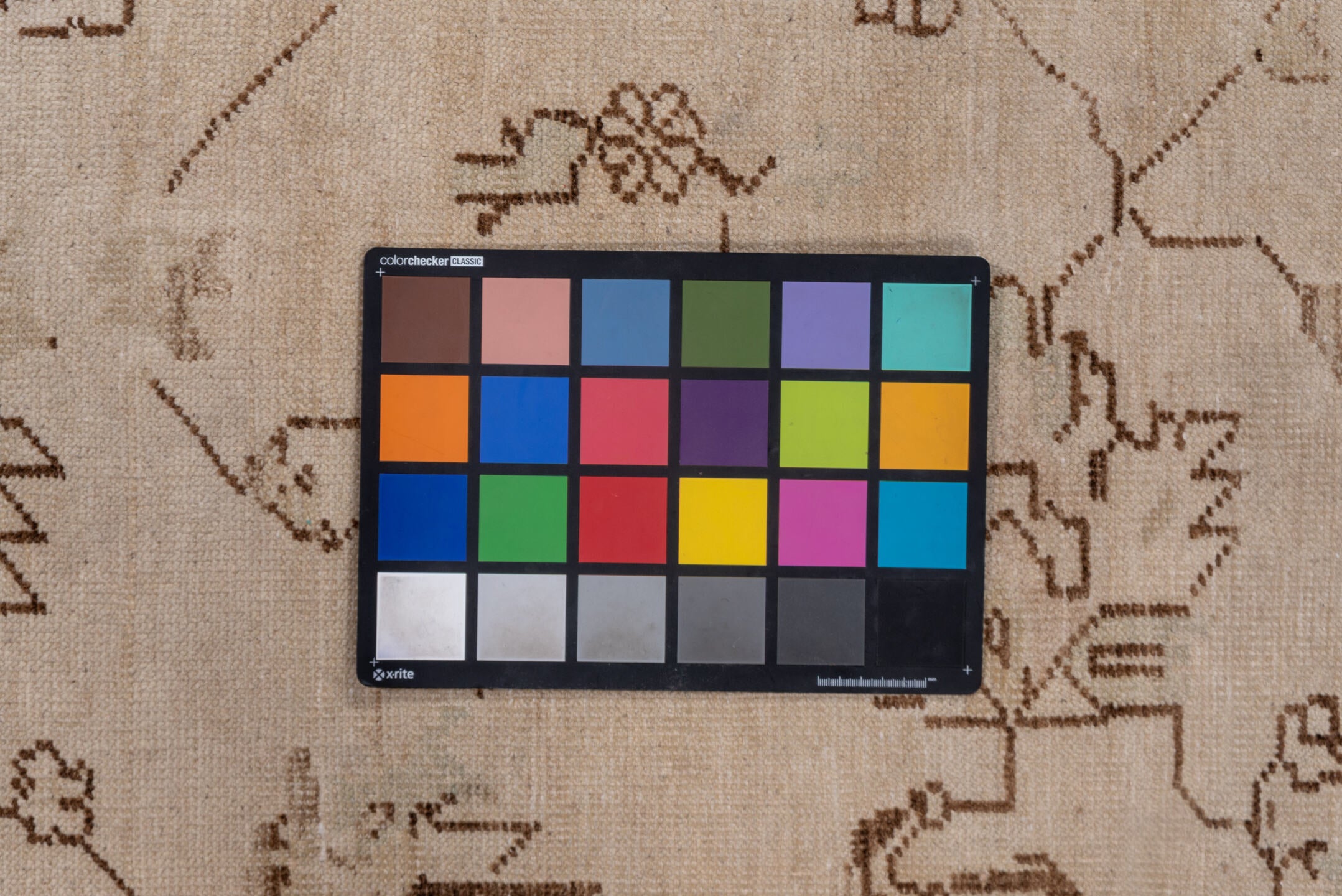 4' x 10' one-of-a-kind handmade vintage Oushak runner rug. Color palette: brown, gray, light gray, off-white, pink, snow