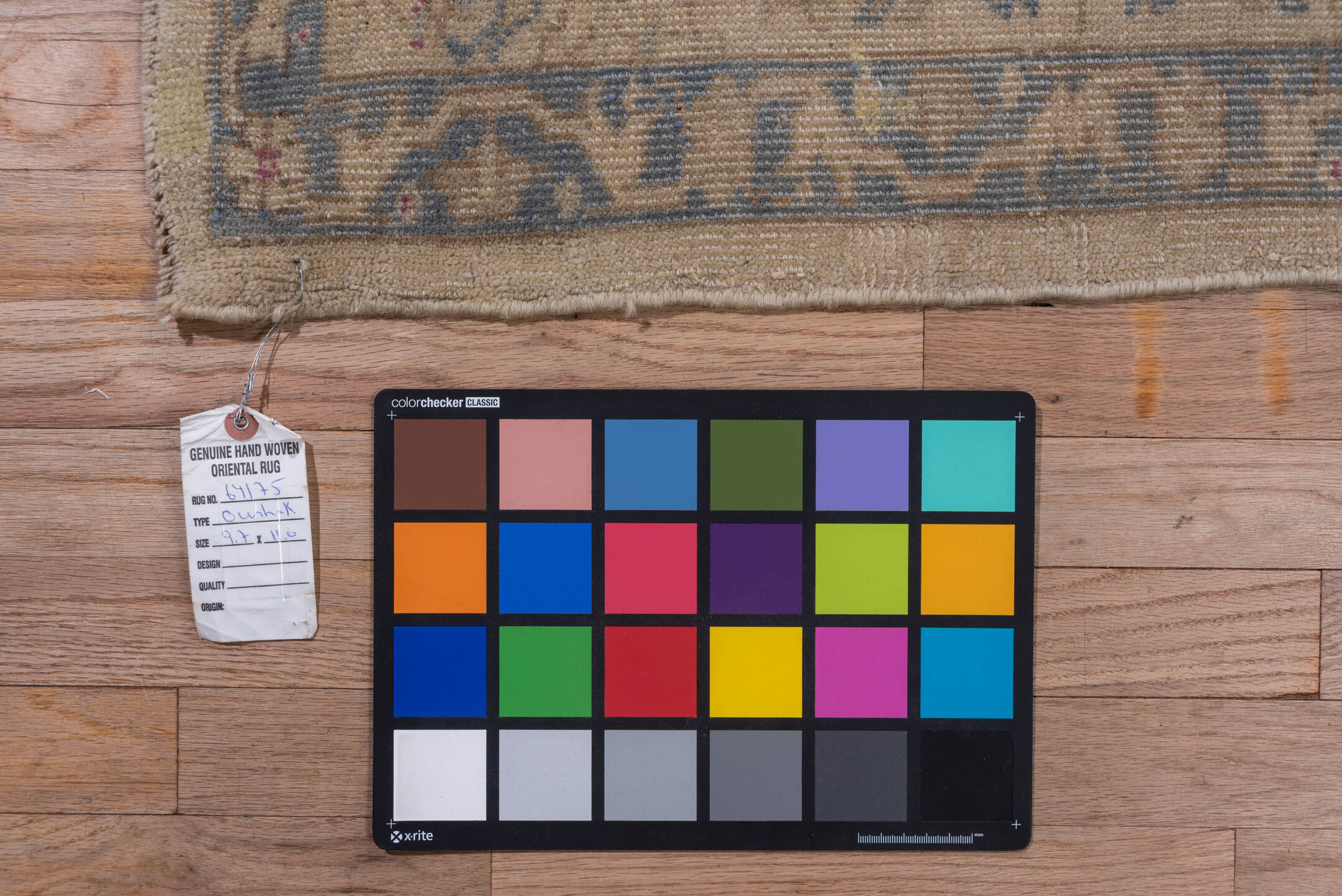 9' x 11' one-of-a-kind handmade vintage Oushak large size rug. Color palette: black, brown, dim gray, gray, light gray, pink